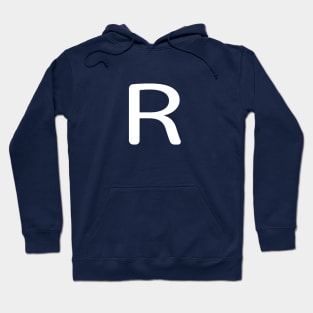 R alphabet Hoodie